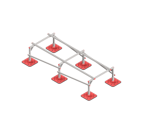 Опорная конструкция для установки оборудования TECHNORAPTOR FOOT 1000х2500 HD  KM-TR-F-SSEI-1000-2500 HD  КМ - профиль