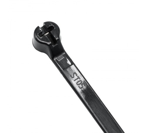 Хомут P6.6 с двойным замком, черный 3,6x200  21314SR  DKC