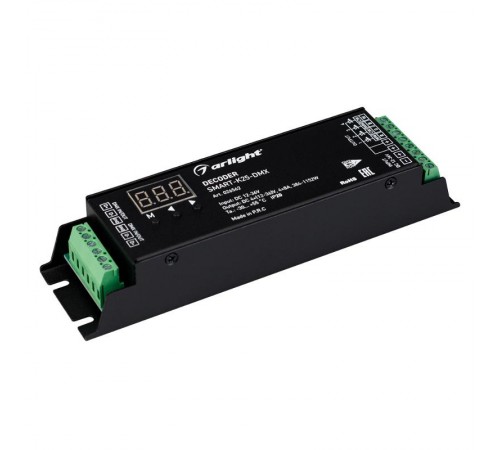 Декодер SMART-K25-DMX (12-36V, 4x8A)  026562  Arlight