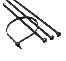 Хомут P6.6 с двойным замком, черный 3,6x200  21314SR  DKC