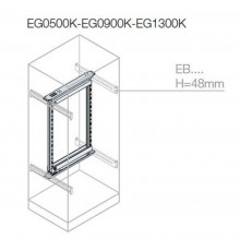 Рама 19 дюймов поворотная, 27HE 1300x600мм  EG1300K  ABB