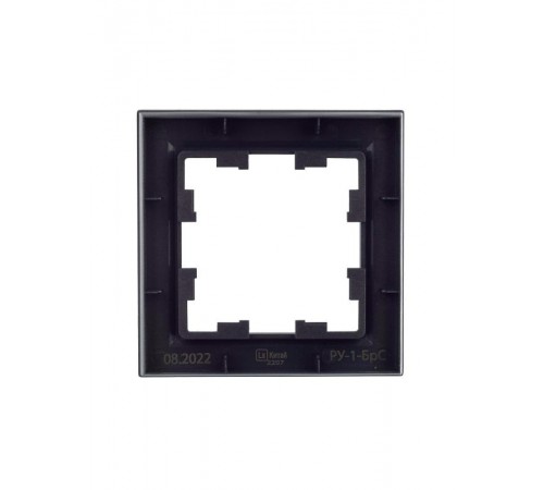 BRITE Рамка 1-ая РУ-1-БрС сталь  BR-M12-K46  IEK