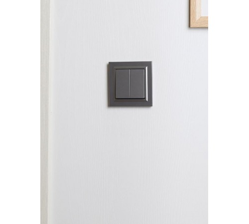 BRITE Рамка 1-ая РУ-1-БрС сталь  BR-M12-K46  IEK