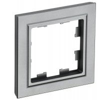 BRITE Рамка 1-ая РУ-1-БрС сталь  BR-M12-K46  IEK