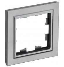 BRITE Рамка 1-ая РУ-1-БрС сталь  BR-M12-K46  IEK