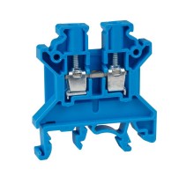 Клемма проходная винтовая OptiClip CTS-2,5-I-BU-24A-(0,2-2,5)-синий  289772  КЭАЗ