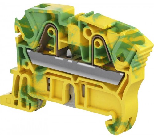 Клемма втычная ZK6-PE - Земля - желто-зеленая - 6 мм?, 2 зажима  1SNK708150R0000  TE