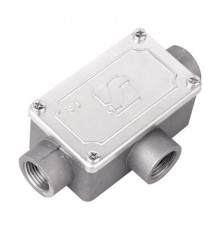 Коробка распределительная алюминиевая, 3 ввода, М16х1,5 ,IP55,118х67х42мм  6330-16A  DKC