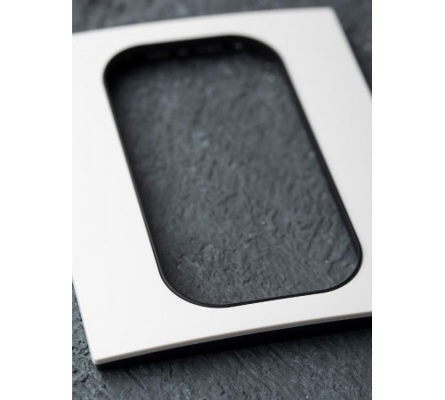 Стокгольм Рамка для розетки 2-местная белая с линией цвета черный PROxima  EYM-G-303-20  EKF