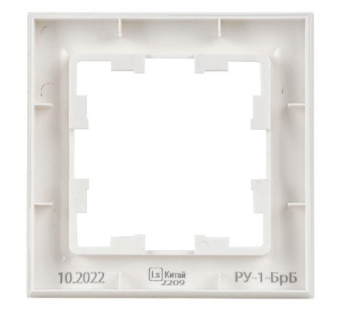 BRITE Рамка 1-ая РУ-1-БрБ белый  BR-M12-K01  IEK