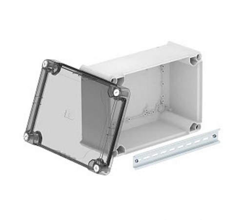 Коробка распределительная T350, 285x201x120 мм, сплош. стенка, выс. прозрач. крышка (T 350 OE HD TR)  2007778  OBO Bettermann