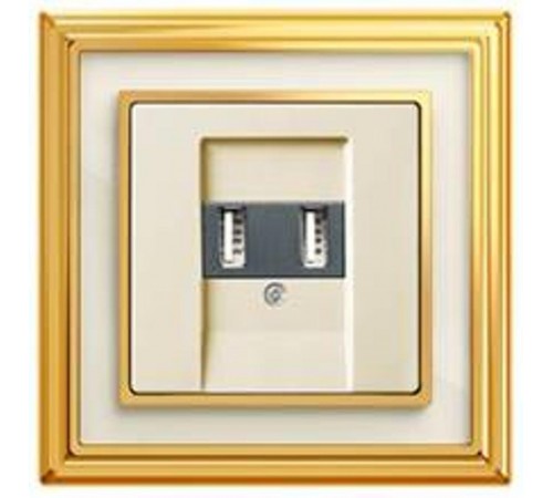 Устройство зарядное 6472 U-500-101, два USB разъема, 3000 мА (2x1500 мА)  2CKA006400A0094  ABB