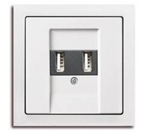 Устройство зарядное 6472 U-500-101, два USB разъема, 3000 мА (2x1500 мА)  2CKA006400A0094  ABB