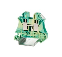 Клемма заземления, винтовой зажим, 2 точки подключения, 10 кв.мм  TUR-10-PE  DKC