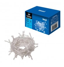 Гирлянда светодиодная  с контроллером  ULD-S0500-050/DTA WHITE IP20   5м. 50 диодов. белый свет. шнур прозр..  UL-00005259  Uniel