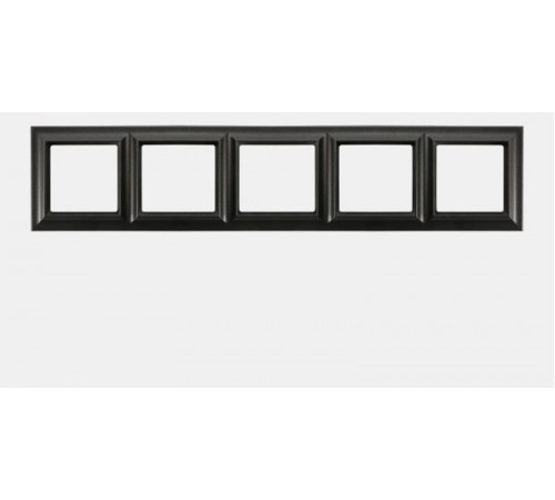 Рамка 5-постов; Eco Profi  Standart; термопласт; антрацит  EPS485AN  Jung