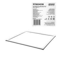 Светодиодная рамка-светильник IP40 595*595*11мм 36W FRAME LIGHT 3200lm 6500K 1/2  975624336  Gauss