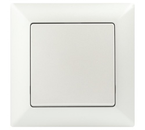 Выключатель Intro Solo 4-101-06 одноклавишный 10А-250В, IP20, СУ, перламутр  Б0053551  Intro