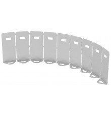 Перегородка разд. 100мм универ. гориз. для акс. RAL 9016  CRP02-0-100-9016  IEK