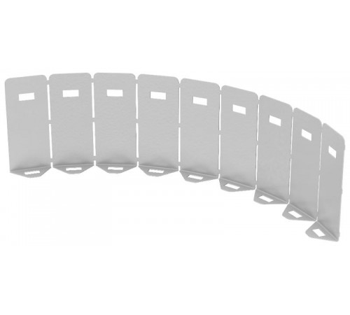 Перегородка разд. 100мм универ. гориз. для акс. RAL 9016  CRP02-0-100-9016  IEK