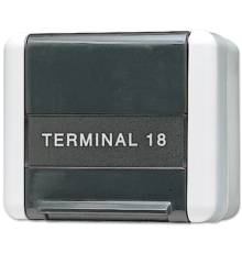 Корпус для разъемов различных компьютерных сетей IP44  854W  Jung