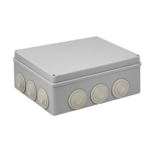 Коробка распределительная КМР-050-043 пылевлагозащитная, 12 мембранных вводов, уплотнительный шнур (240х190х90) EKF PROxima  plc-kmr-050-043  EKF
