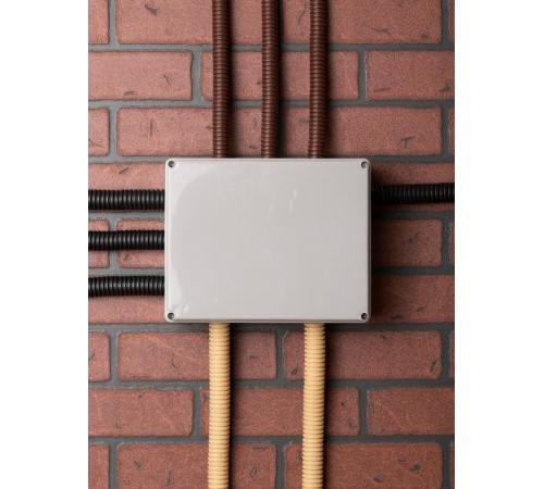 Коробка распределительная КМР-050-043 пылевлагозащитная, 12 мембранных вводов, уплотнительный шнур (240х190х90) EKF PROxima  plc-kmr-050-043  EKF