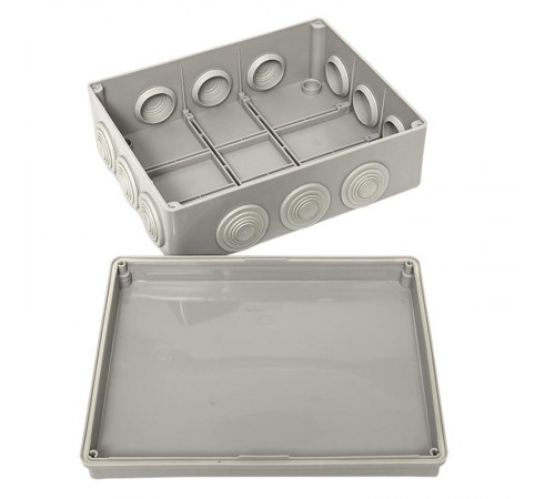 Коробка распределительная КМР-050-043 пылевлагозащитная, 12 мембранных вводов, уплотнительный шнур (240х190х90) EKF PROxima  plc-kmr-050-043  EKF