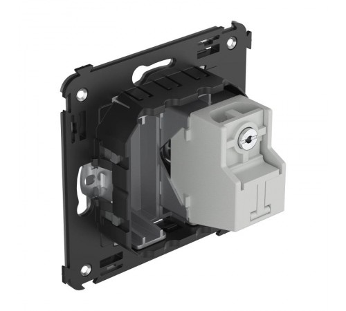 Розетка TV проходная в стену, "Avanti", "Закаленная сталь"  4404513  DKC