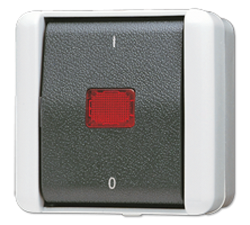 Выключатель контрольный 16 AX 400 V ~ для накладного монтажа IP44  803KOW  Jung