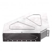 Угол горизонтальный 90 градусов с крышкой Стандарт 400х100   PR16.0624  Промрукав