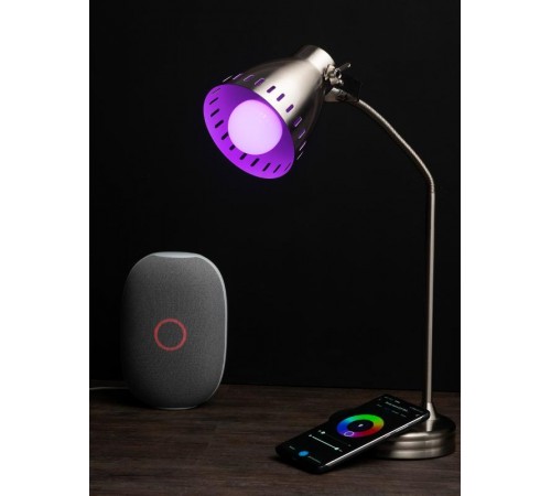 Лампа светодиодная LED Умная Connect 8Вт WIFI RGBW E27  slwf-e27-rgbw  EKF