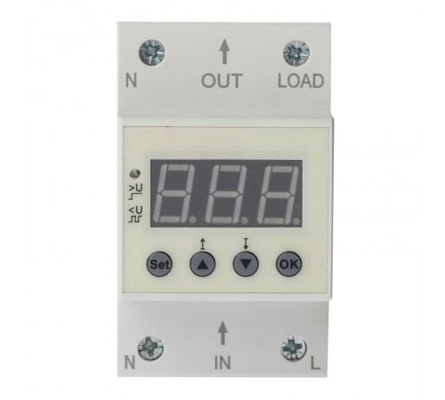 Реле контроля напряжения PRO NO-903-41 РКН-1 63А электронный дисплей  Б0050657  ЭРА