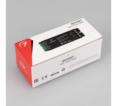 Декодер ARL-7022-DMX (12-24V, 3x6A, DMX512)  027153  Arlight