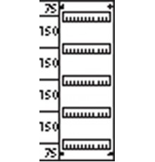 Пластрон глухой 1ряд/5 реек - 150мм  AG215  ABB