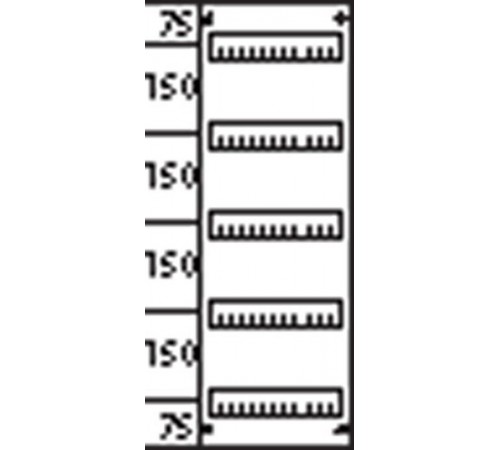 Пластрон глухой 1ряд/5 реек - 150мм  AG215  ABB