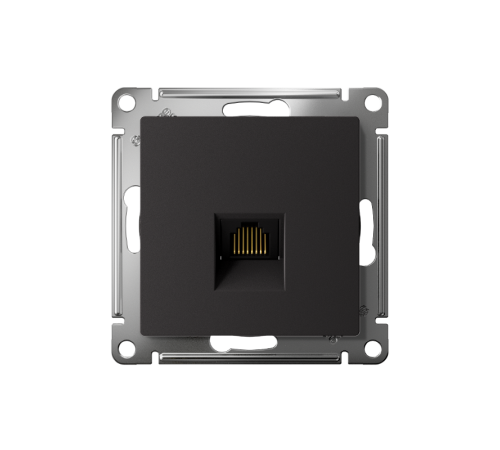 AtlasDesign Карбон Розетка компьютерная RJ45, кат. 6A, механизм  ATN001086  SE