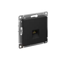 AtlasDesign Карбон Розетка компьютерная RJ45, механизм  ATN001083  SE