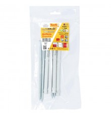 Дюбель фасадн. c шурупом потайн. гол с шлицем TORX 10x160 (4 шт) - пакет  147672  Tecfi