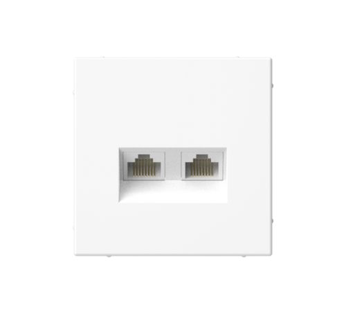 ArtGallery Лотос Розетка двойная компьютерная RJ45+RJ45, кат. 5е, механизм  GAL001385  SE