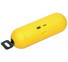Бокс для защиты кабельного соединения IP44 желтый IEK  WBX10-44-K05  IEK