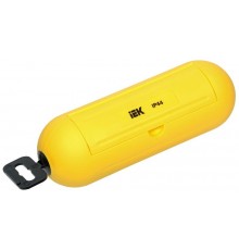 Бокс для защиты кабельного соединения IP44 желтый IEK  WBX10-44-K05  IEK