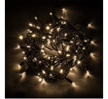 Гирлянда-нить CL43  200 диодов  5000К, 20 м +1.5м черный шнур, БЕЗ МЕРЦАНИЯ, IP65  32427  FERON