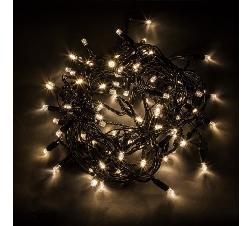Гирлянда-нить CL43  200 диодов  5000К, 20 м +1.5м черный шнур, БЕЗ МЕРЦАНИЯ, IP65  32427  FERON