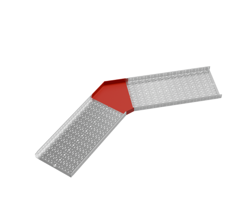 Угол горизонтальный 45 гр. 80х600 мм "ПЛЮС" HD  GLplus45-80-600 HD   КМ-профиль