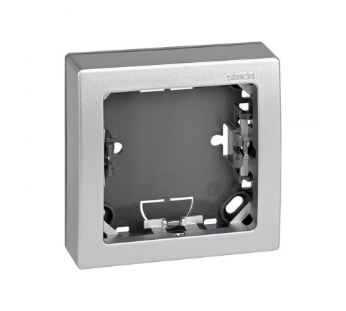 Simon 73 Рамка универсальная, 1 пост, 75*75мм, S73 Loft, алюминий  73610-63  Simon