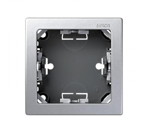 Simon 73 Рамка универсальная, 1 пост, 75*75мм, S73 Loft, алюминий  73610-63  Simon