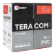 Кабель витая пара TERACOM PRO Cat.5E U/UTP 4 пары solid 24AWG цвет серый упак. 305м  TRP-5EUTP-04PVC-GY-IN3  EKF