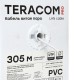 Кабель витая пара TERACOM PRO Cat.5E U/UTP 4 пары solid 24AWG цвет серый упак. 305м  TRP-5EUTP-04PVC-GY-IN3  EKF