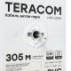 Кабель витая пара TERACOM PRO Cat.5E U/UTP 4 пары solid 24AWG цвет серый упак. 305м  TRP-5EUTP-04PVC-GY-IN3  EKF